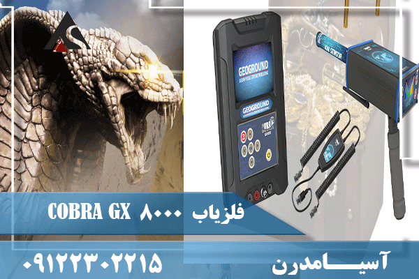 فلزیاب COBRA GX 8000