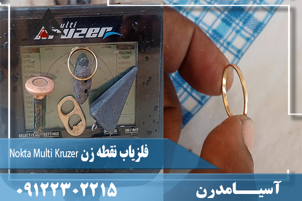 فلزیاب نقطه زن Nokta Multi Kruzer09122302215